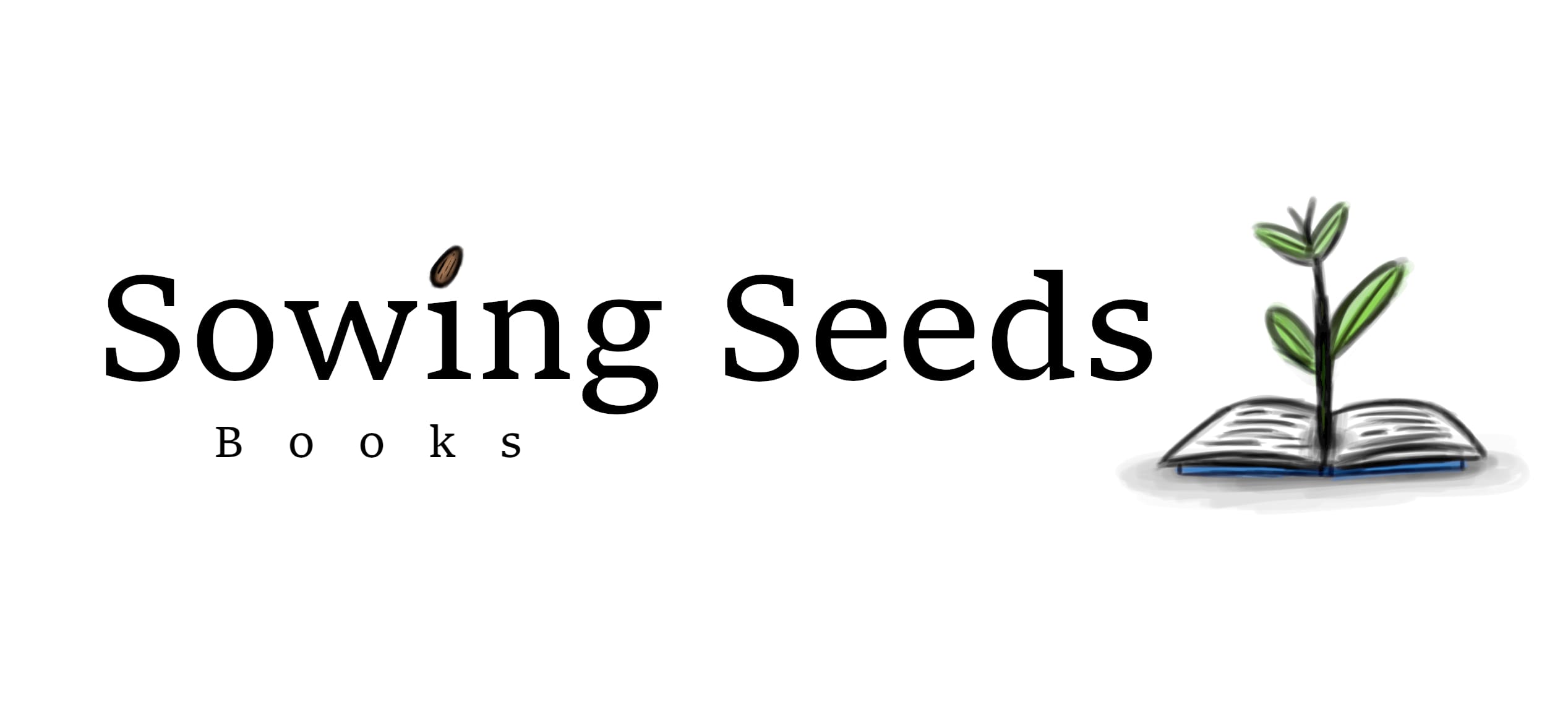 A white background with the words " growing seeds."